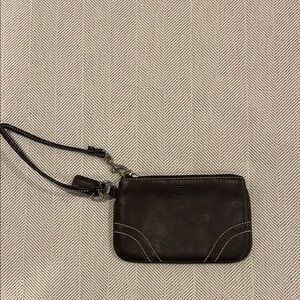 Coach Black Wristlet